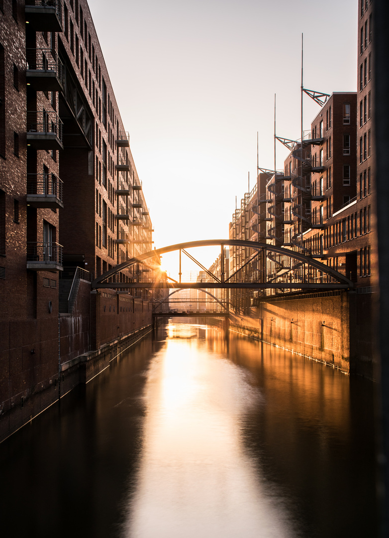 Sonne in Hamburg