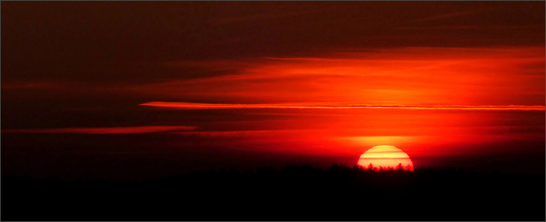 Sonne in Scheiben