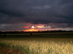 Sonne kontra Wolken