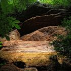 Sonne küßt Felsen...