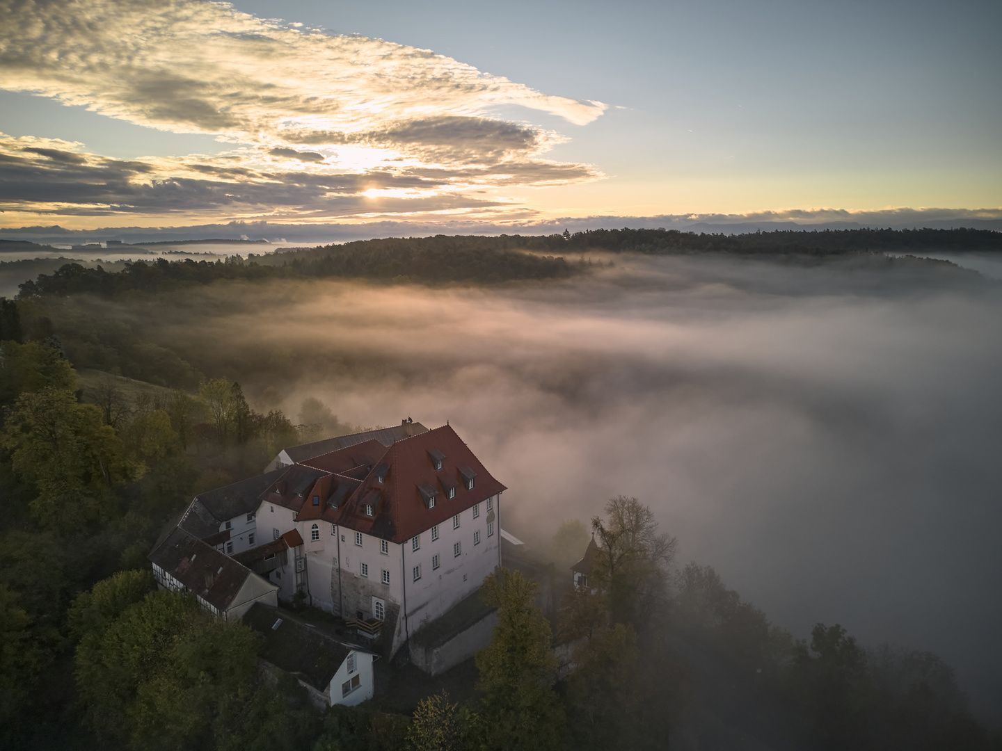 Sonne küsst Nebel 