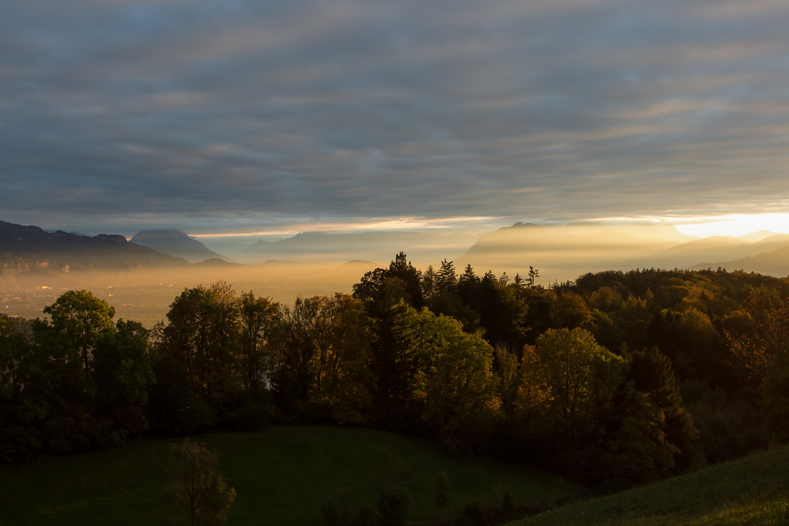 Sonne, Licht und Nebel