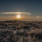 Sonne mit Nebensonne am Ostersonntag auf Röm