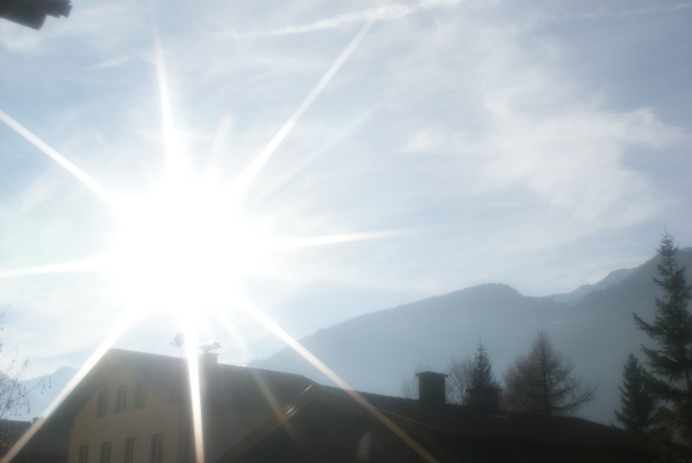 Sonne mit Sternfilter