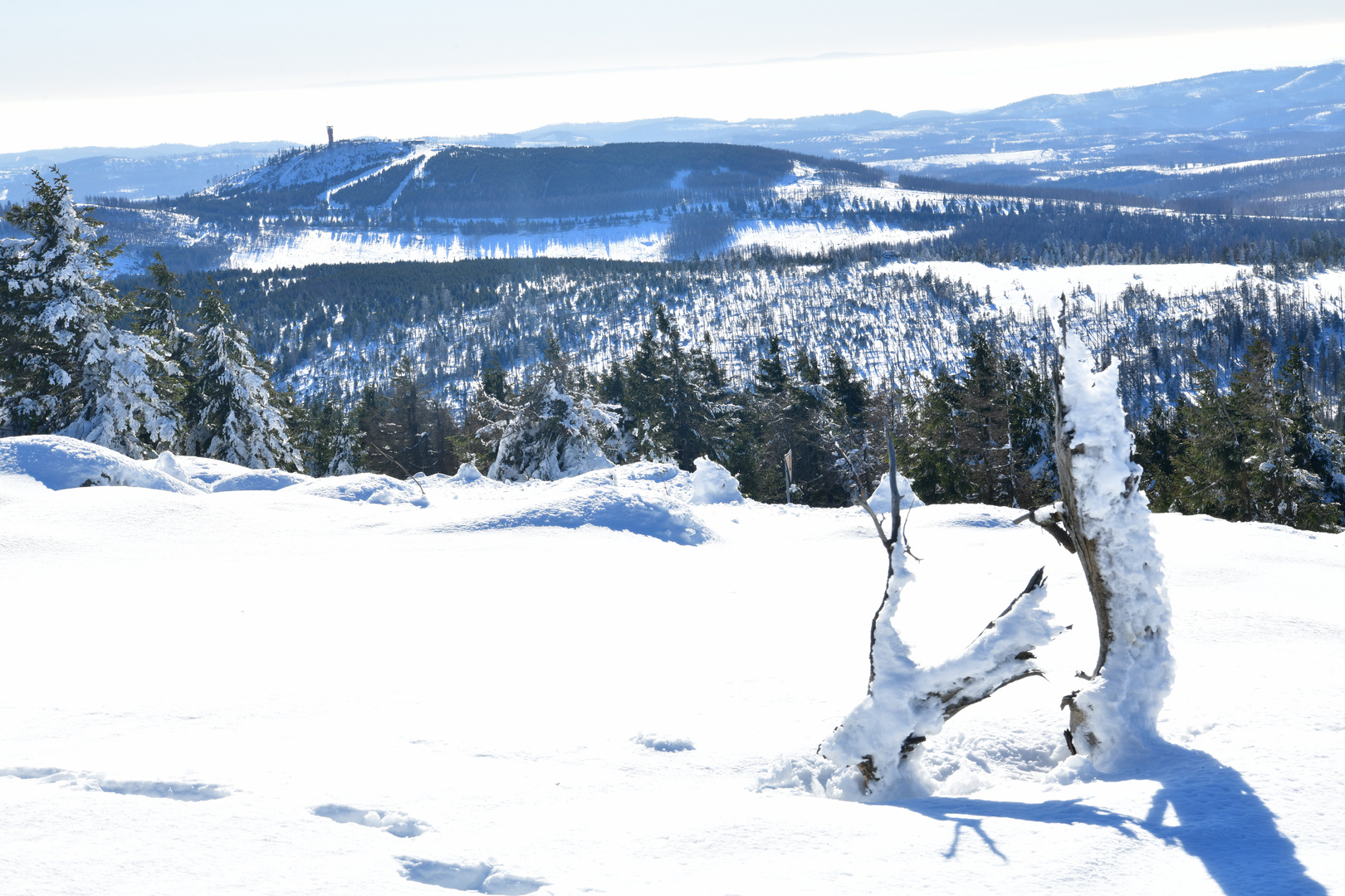 Sonne pur am Brocken