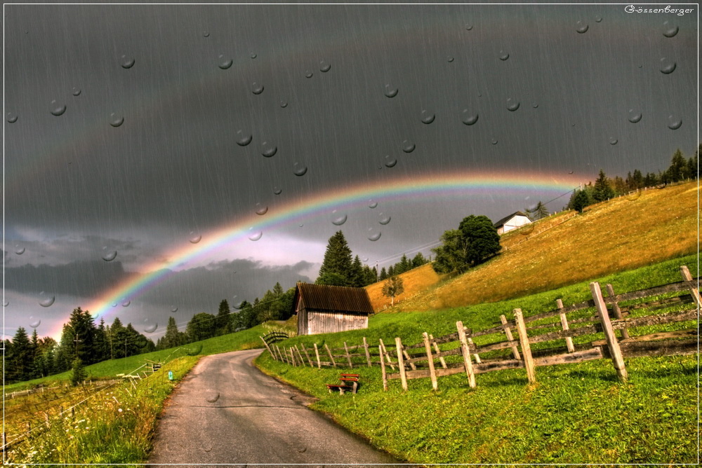  Sonne  Regen  Foto Bild natur kreativ 