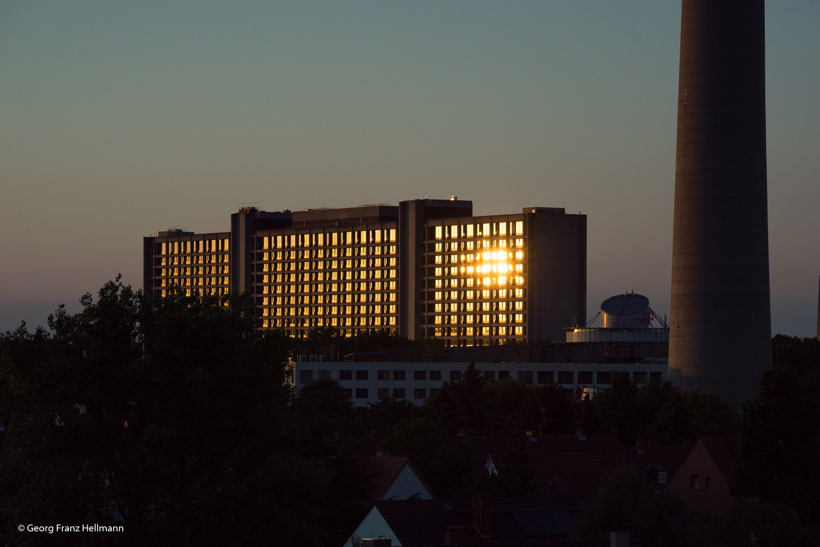   Sonne trifft Deutsche Bundesbank