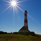 Sonne trifft Leuchtturm