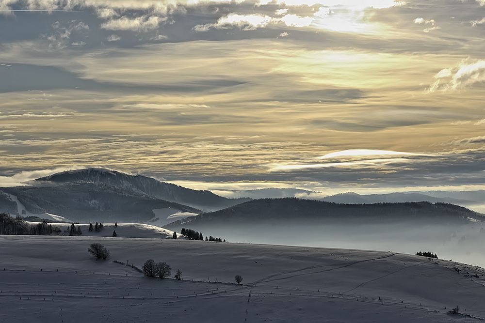 Sonne trifft Nebel