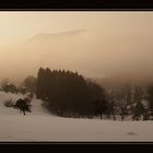 Sonne trifft Nebel