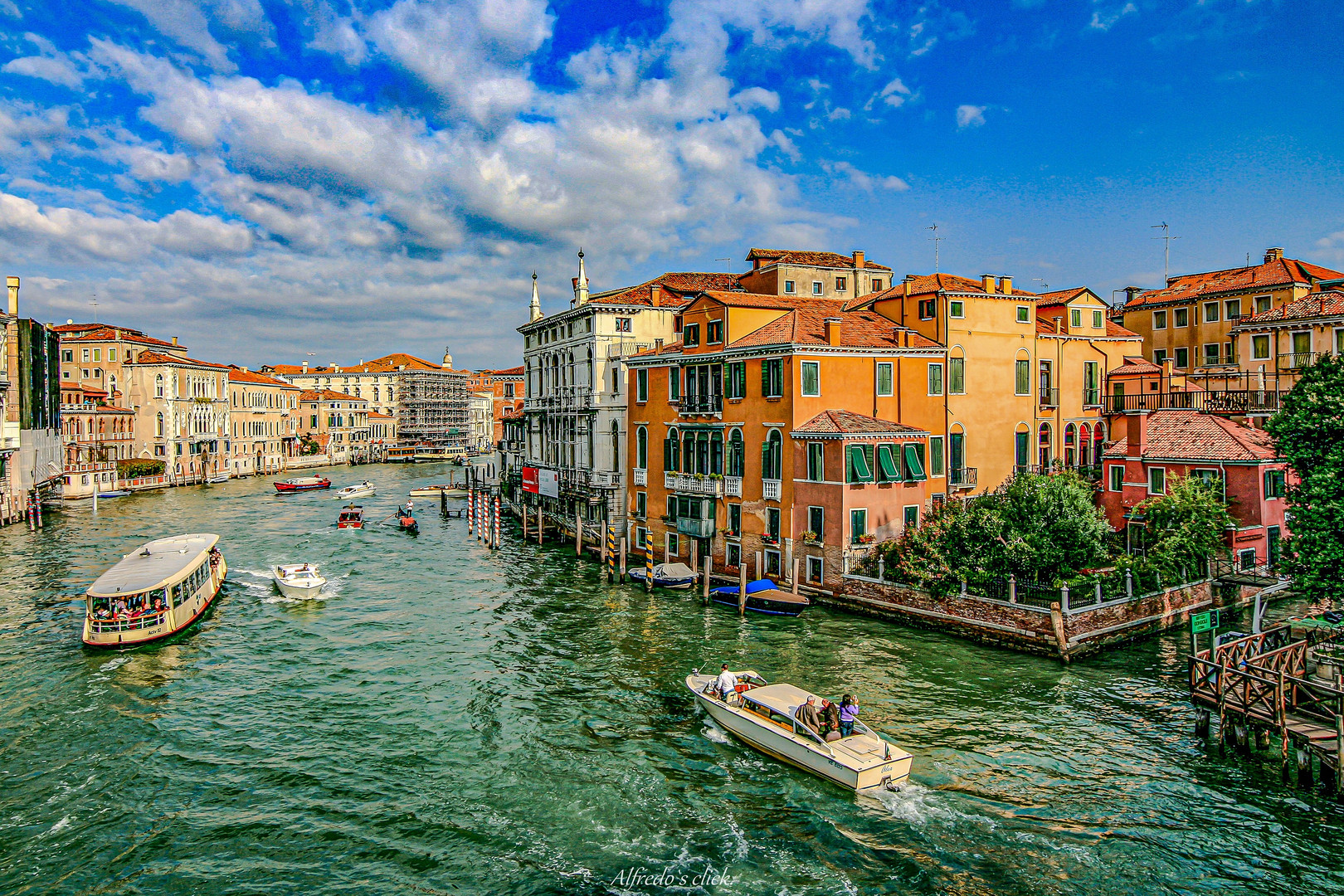 Sonne über Canale Grande