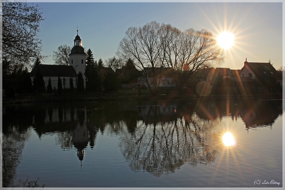 Sonne über Dahlenberg