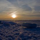 Sonne über dem Eis