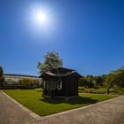 Sonne über dem Historischen Pavillon