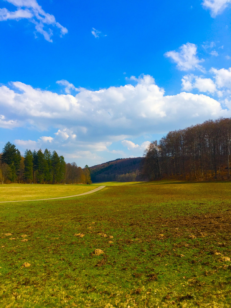 Sonne über dem Land