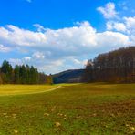 Sonne über dem Land