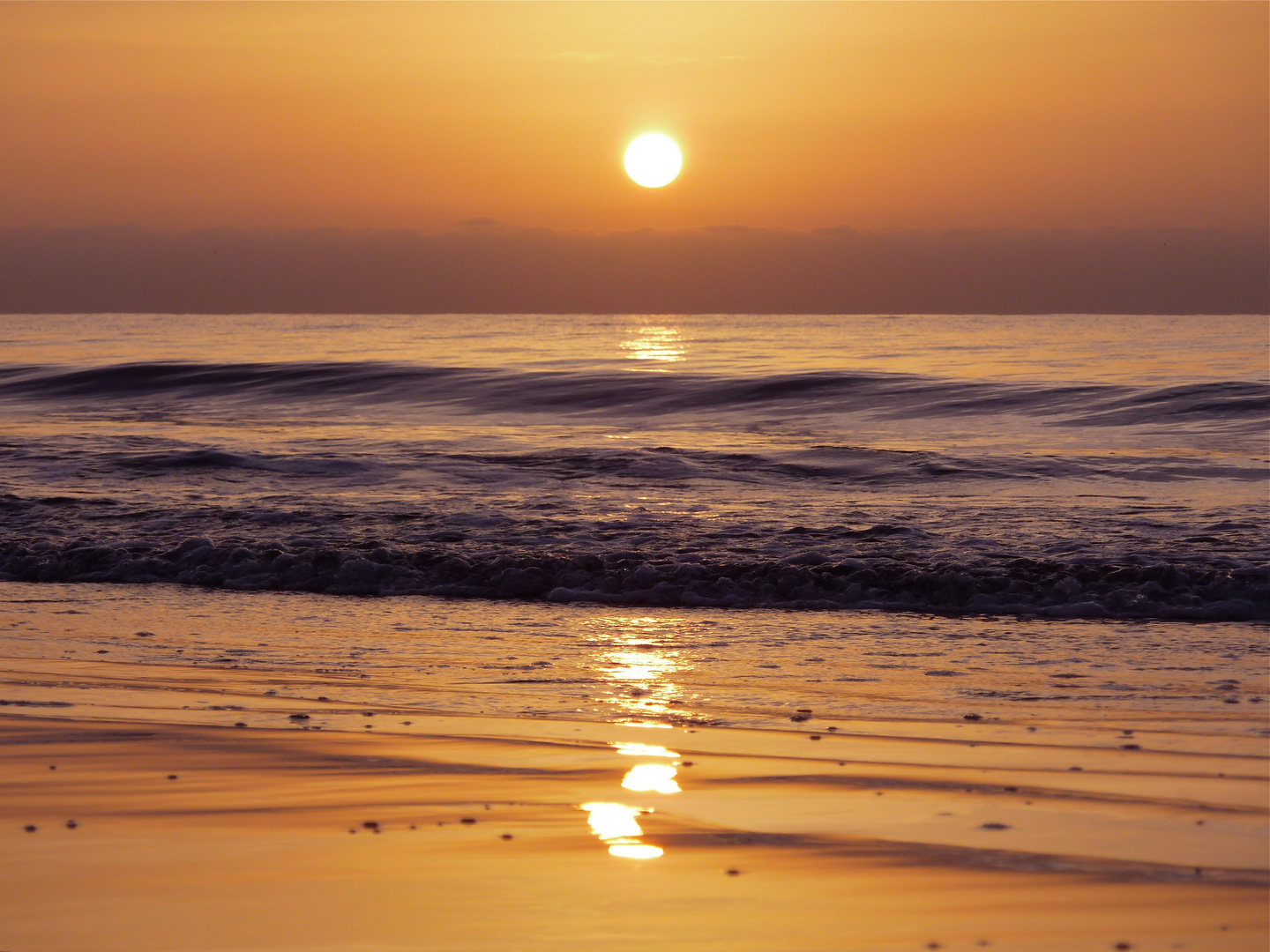 Sonne über dem Meer