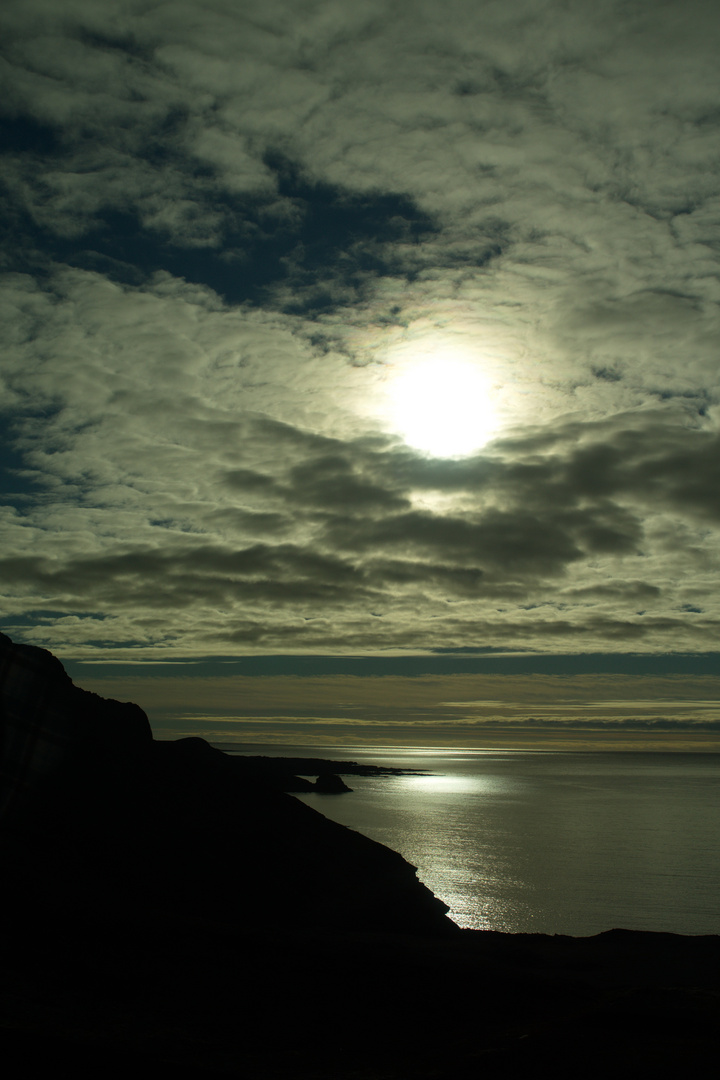 Sonne über dem Meer