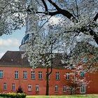 Sonne über dem Schloss zu Jever