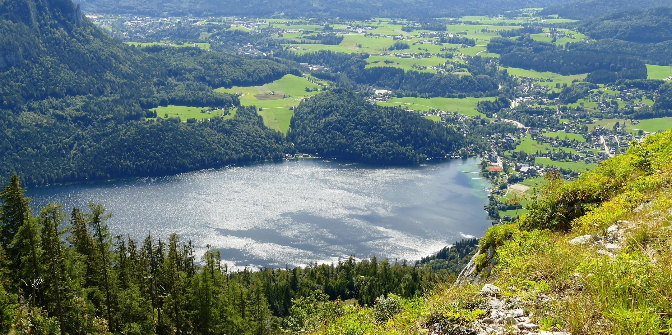 Sonne über dem See