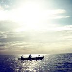 Sonne über dem südchinesischen Meer