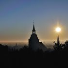 Sonne über der Johanniskirche