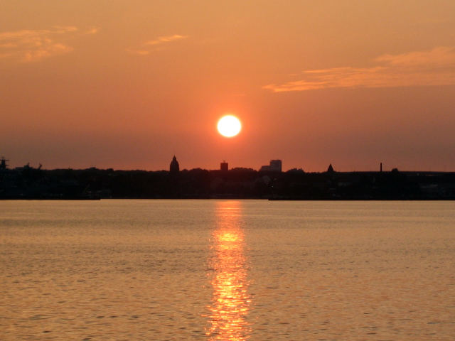 sonne über kiel