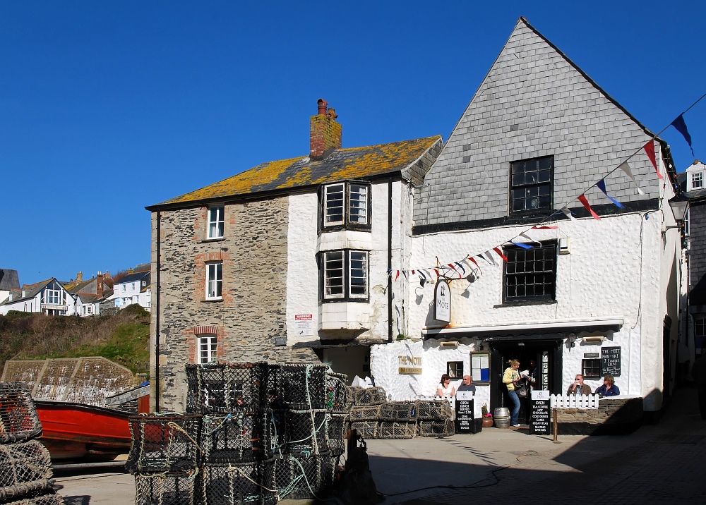 Sonne über Port Isaac