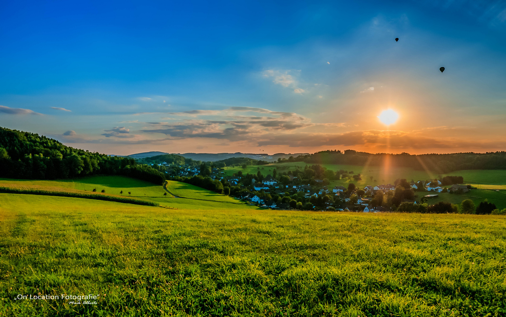 Sonne über Wallefeld