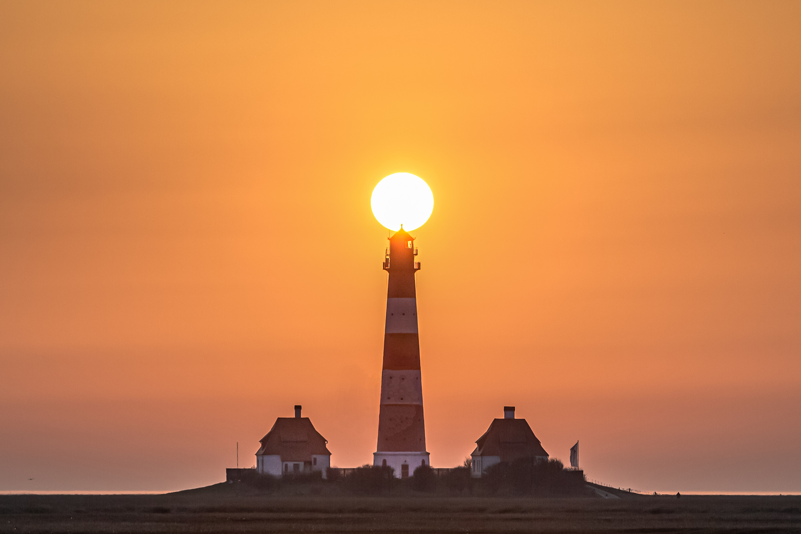 Sonne über Westerheversand