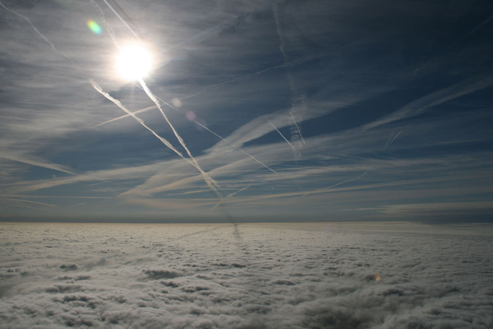 sonne überm wolkenmeer