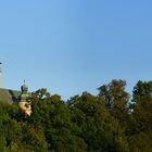 Sonne und Mond am Schloß Lemberk in Nordböhmen