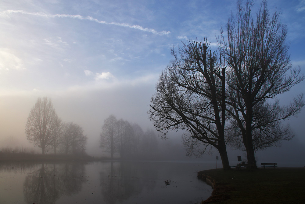 Sonne und Nebel