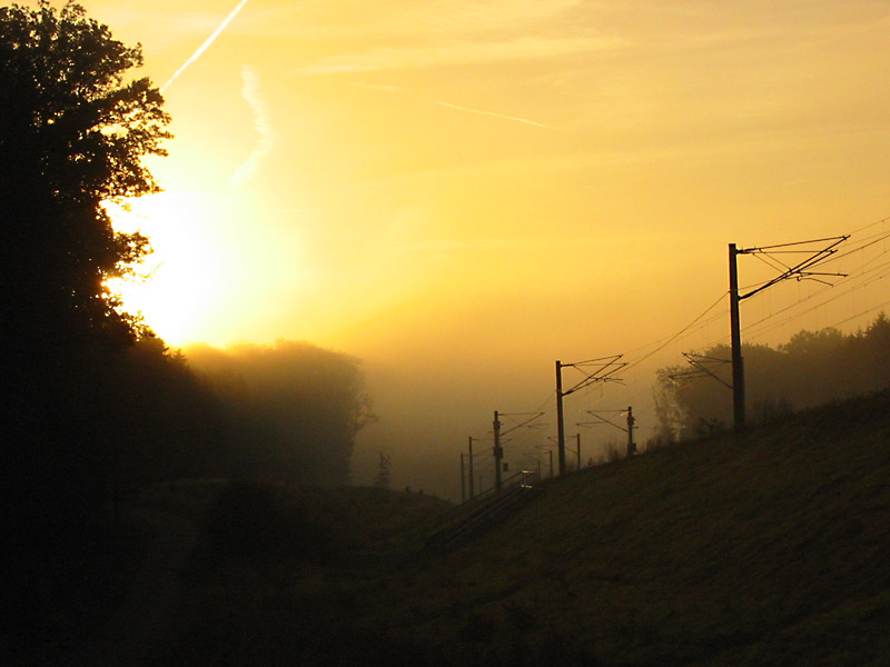 Sonne und Nebel