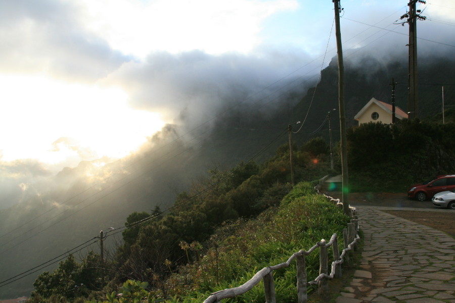 Sonne und Nebel, auf Madeira eine Sache von Sekunden