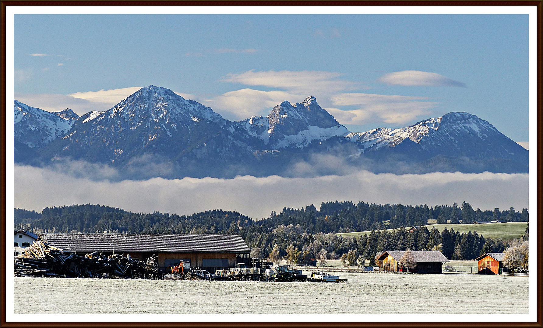 Sonne und Nebel