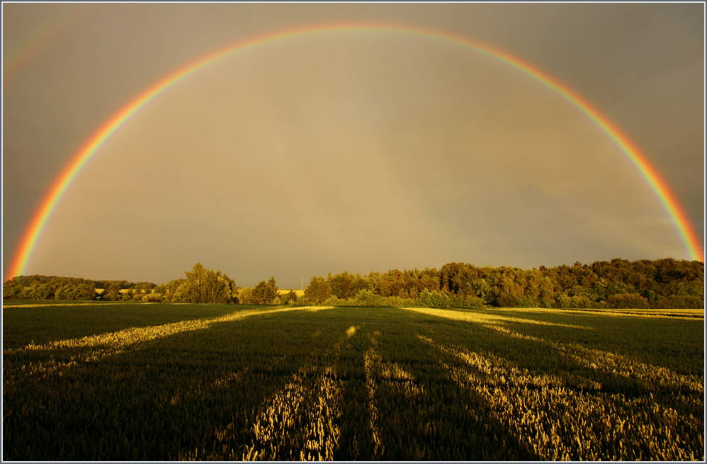 Sonne und Regen ...