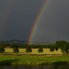 Sonne und Regen am Abend - Rainbow