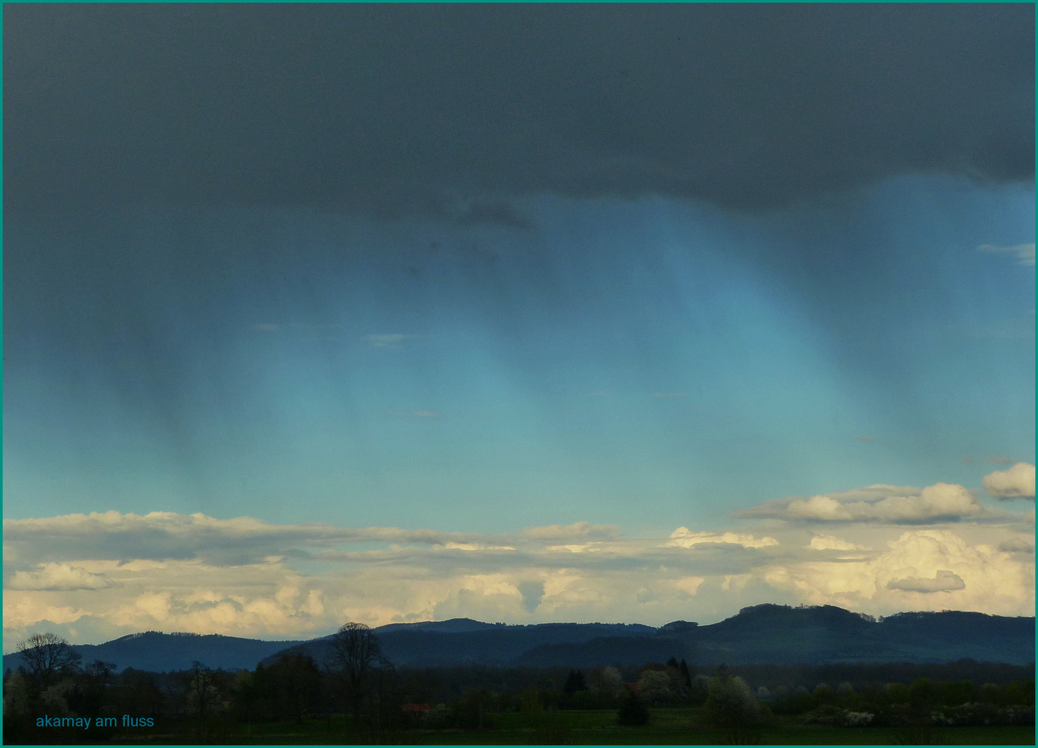 Sonne und Regen gleichzeitig