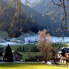 Sonne und Schatten in Schoppernau