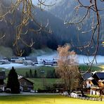 Sonne und Schatten in Schoppernau