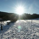 Sonne und Schnee