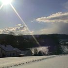 Sonne und Schnee