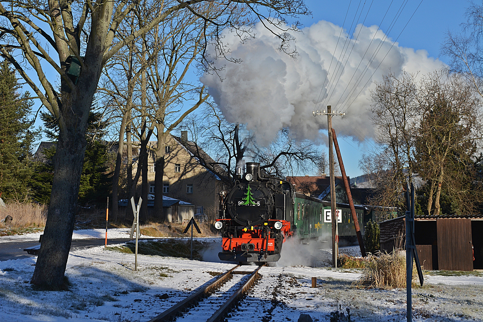 Sonne und Schnee im Dezember 2014