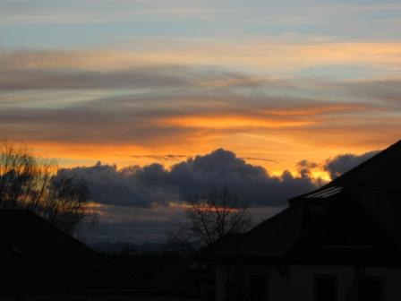 Sonne und Wolken