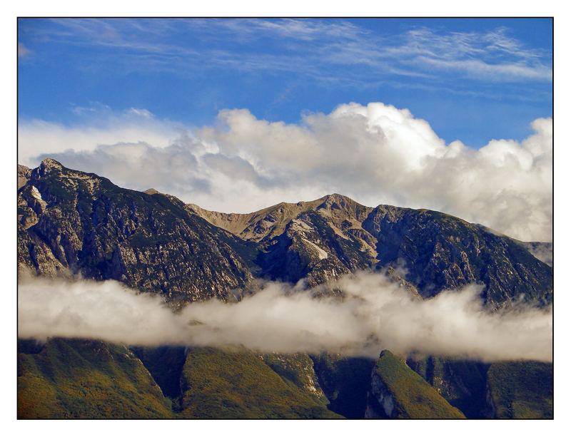 Sonne und Wolken..