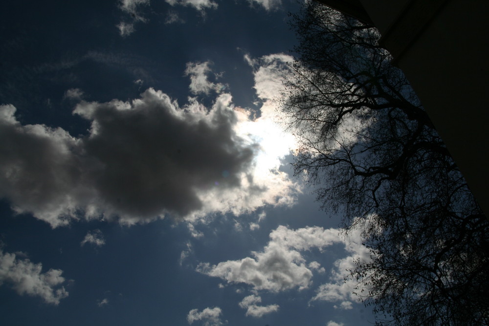 Sonne und Wolken