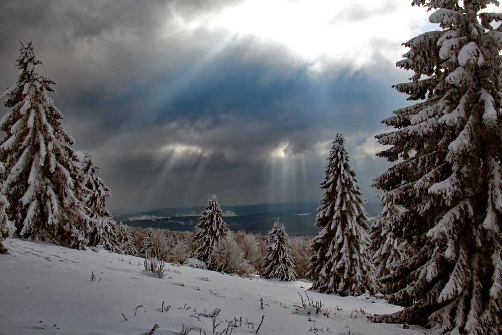 Sonne und Wolken