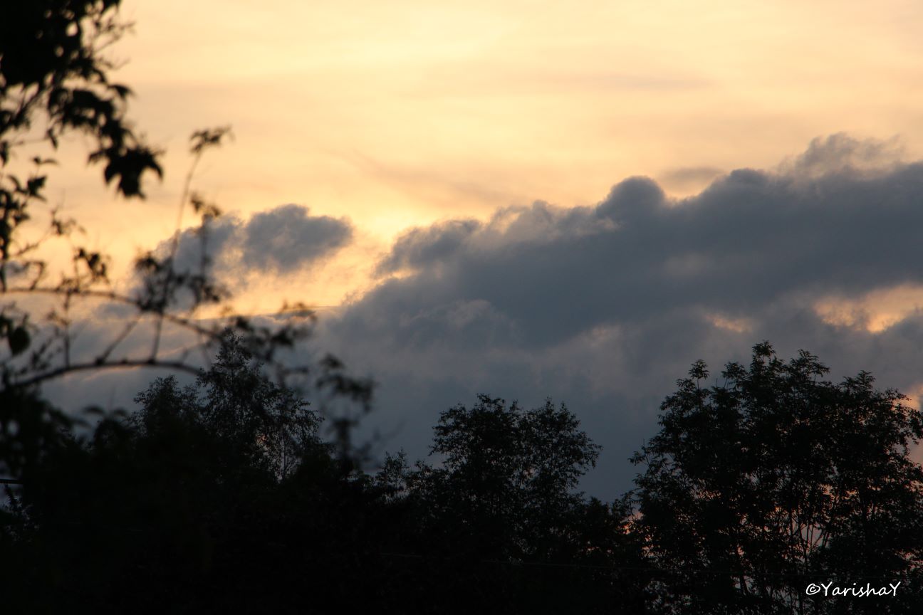 Sonne und Wolken