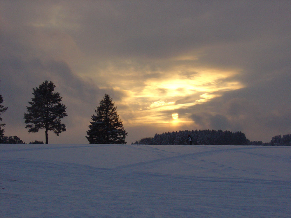 Sonne und Wolken